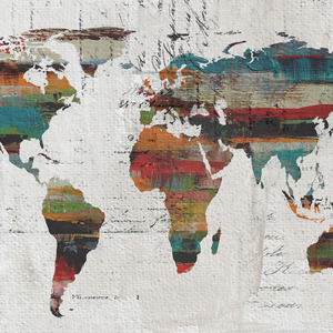 Abstract Maps Art Prints