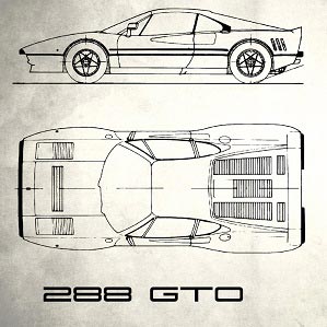 Blueprints & Sketches Canvas Prints
