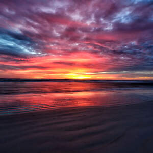Beach Sunsets Art Prints