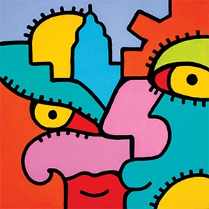 Billy the Artist Canvas Prints