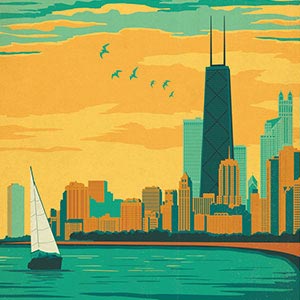 City Travel Posters Canvas Art Prints