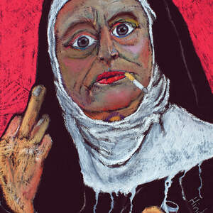 Crude Humor Canvas Art