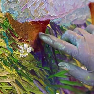 Finger Painting Canvas Prints