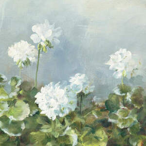 Geraniums Canvas Artwork