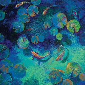 Koi Fish Canvas Art