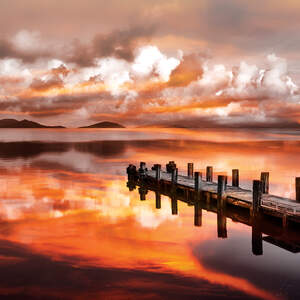 Lake and Ocean Sunsets Canvas Prints