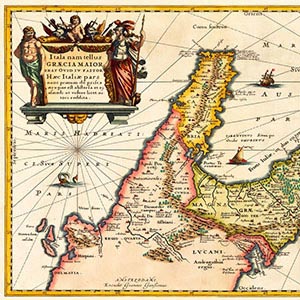 Antique Maps Canvas Artwork