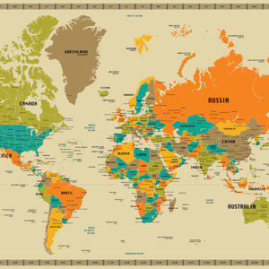 Maps Canvas Prints