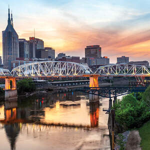Nashville Canvas Art Prints