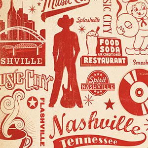 Nashville Canvas Art Prints