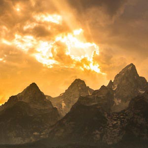 Mountain Sunsets Canvas Artwork