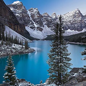 Snowy Mountains Canvas Art