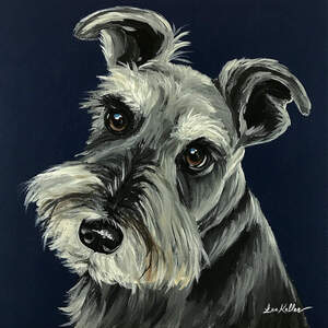 Schnauzers Canvas Art Prints