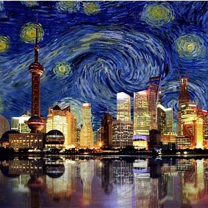 Shanghai Canvas Artwork