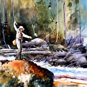Fishing Canvas Art