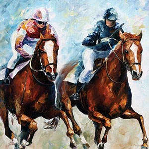 Horse Racing Art Prints