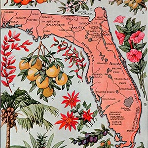 State Maps Canvas Prints