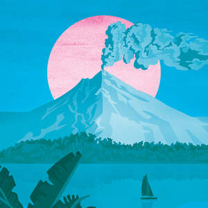 Volcanoes Canvas Artwork