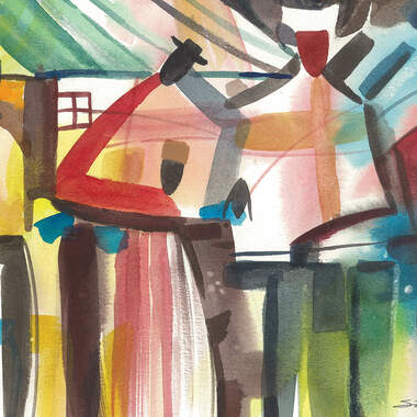 Watercolor Canvas Artwork